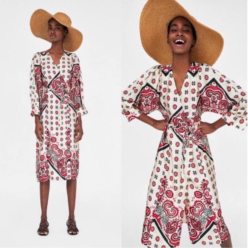 Zara wrap dress